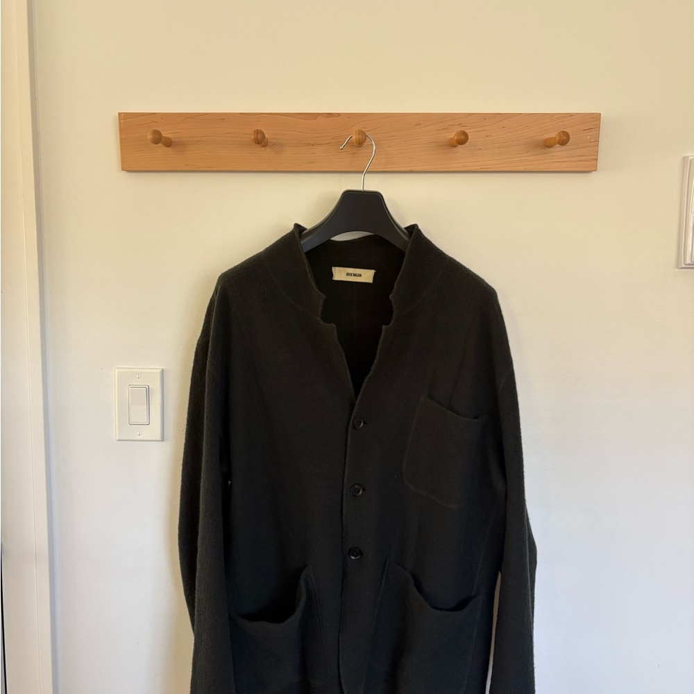 Buck Mason Olive Felted Chore Jacket